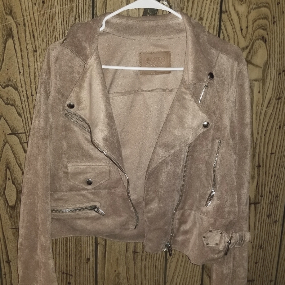Blank Nyc Suede Jacket Gem